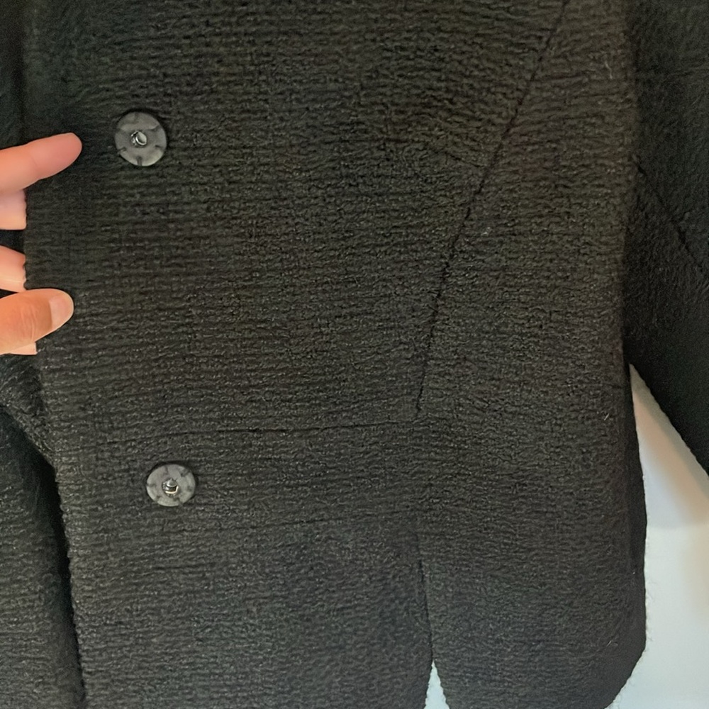 Boden Black Pea Coat - Picture 7 of 9